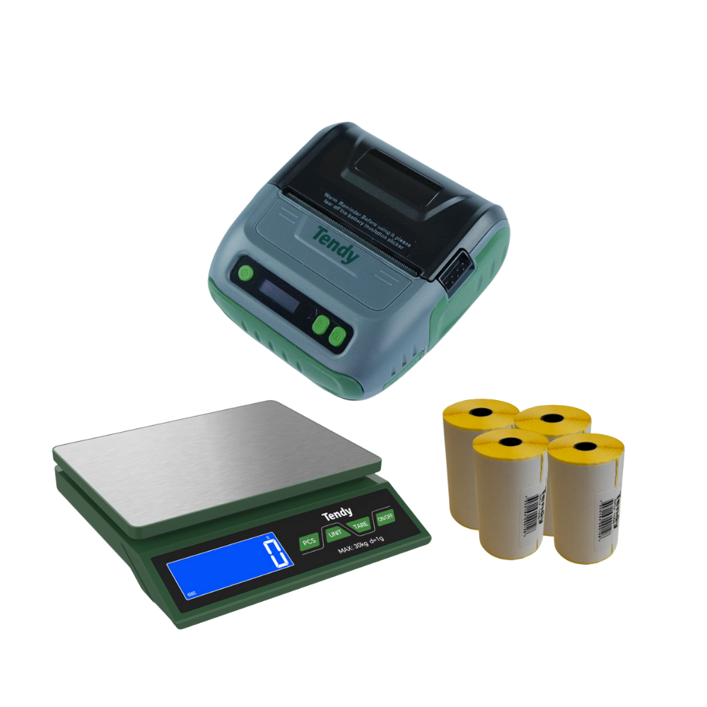 Tendy paket - Scriptor, Libra & 4 pack etiketter